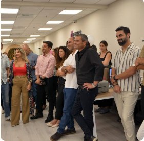 אורחים באירוע חנוכת המשרדים של ארגוטים
